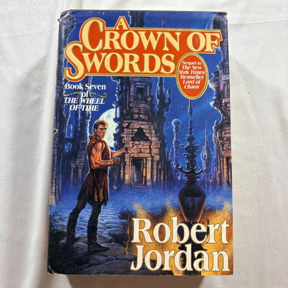 Tor A Crown of Swords Robert Jordan Wheel of Time Book 7 First Edition Hardcover